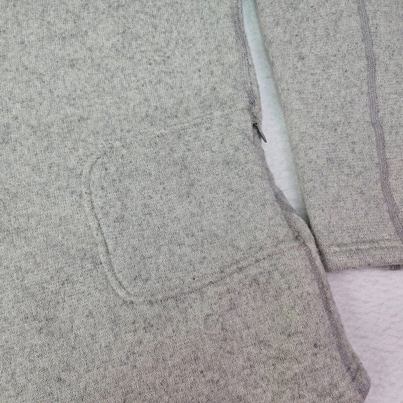 Smartwool Cozy Lodge Funnel Neck Pullover Womens M Wool Blend Gray SW017030 - Picture 10 of 13